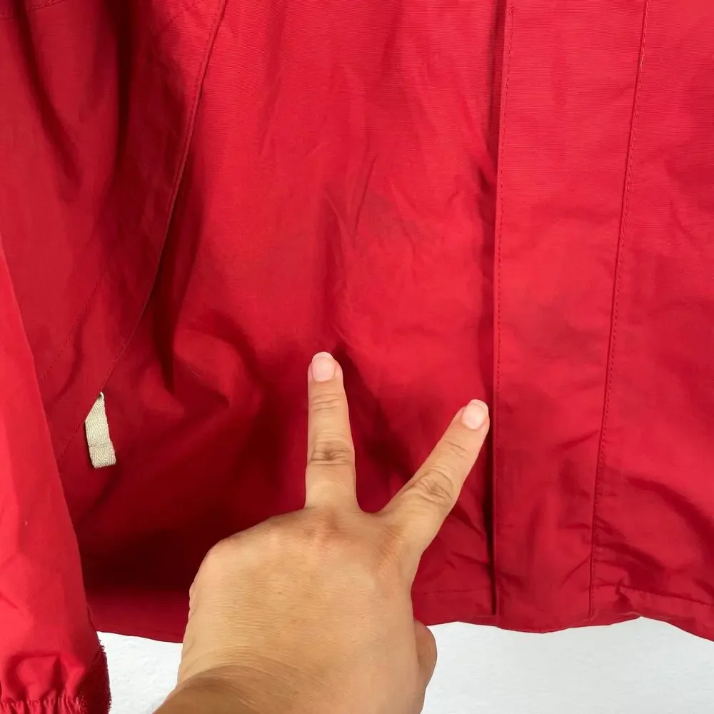 The North Face Hyvent Red Full Zip Men's Jacket Snowboard Men's XL